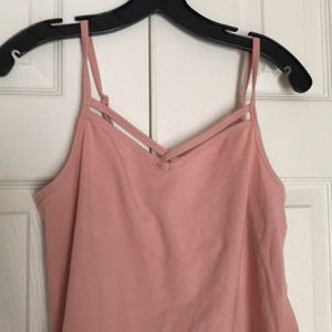 TORRID Rose colored Crisscross Foxy Cami